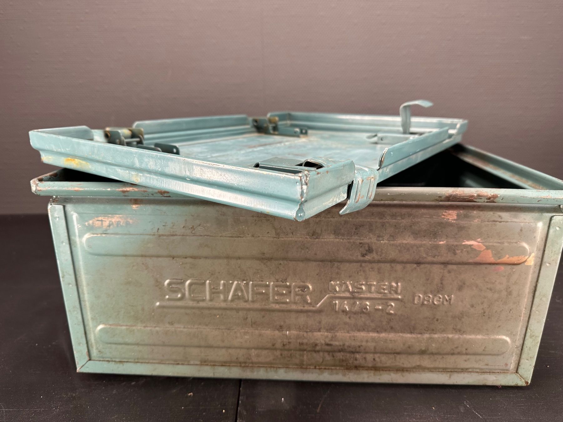 Casse di trasporto: Schäfer Box mit Deckel, Industrial Design – Usato da Laufenburg venduto da industrial-silence 8