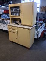 Buffet Vintage Années 50 Jaune  Cuisine Rétro style Mado