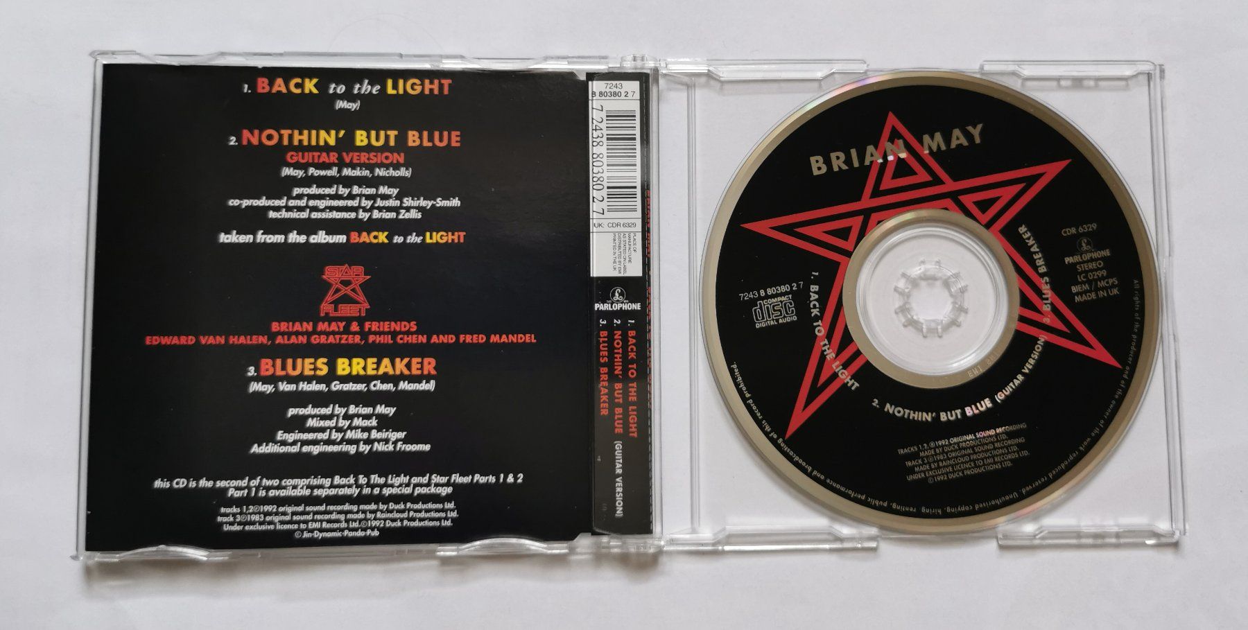 CDs: Brian May -  Back to the Light   Mini CD 1992 – Neu (gemäss Beschreibung) aus Birsfelden von dsc_f8gx 1
