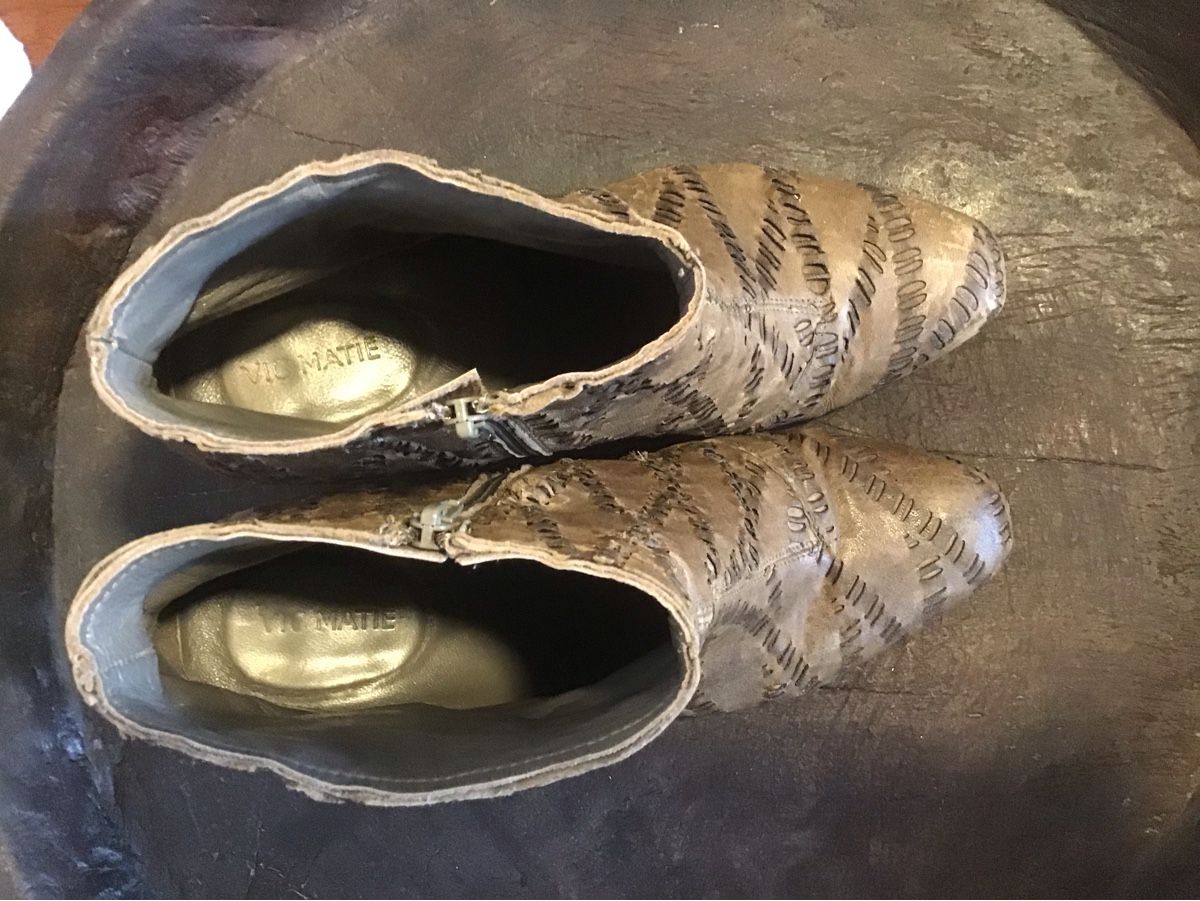 Vic Matié Damenschuhe: Leder Stiefel von Vic Matié Gr. 41 – Gebraucht aus Birsfelden von rah_8bfj 8