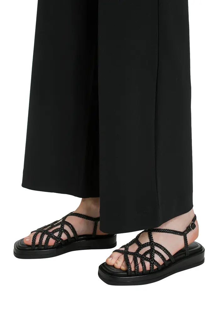 Damenschuhe: Melvin & Hamilton Black Braided Platform Sandals - Size 36 – Neu (gemäss Beschreibung) aus Thalwil von dia_kgx8 2