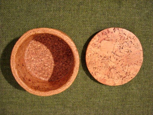 Behälter & Ähnliches: Kork Dose Schmuck Box Case Schatulle mit Deckel rund G) – Neu (gemäss Beschreibung) aus Wil ZH von Arbolero 3