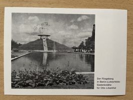 Otto Lilienthal Fliegeberg Berlin, seltene Postkarte 1978