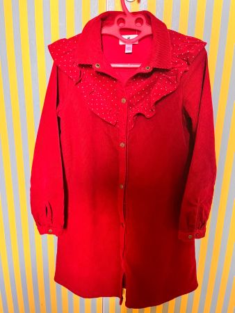 Belle Robe Okaïdi Chipie 10 ans - 140 cm rouge