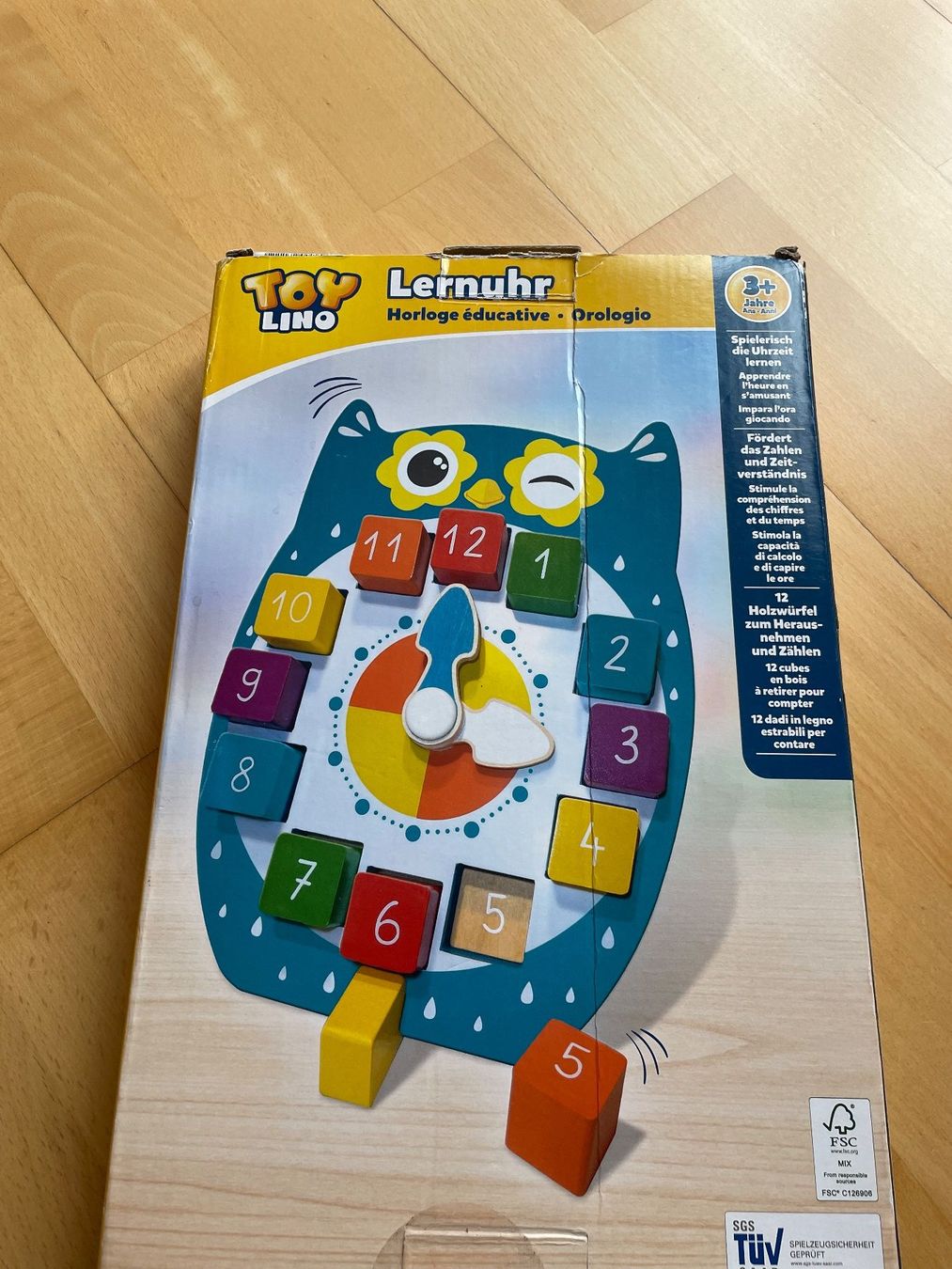 Giocattoli: Horloge éducative en bois – Usato da Châtel-St-Denis venduto da Mel-Stef 2