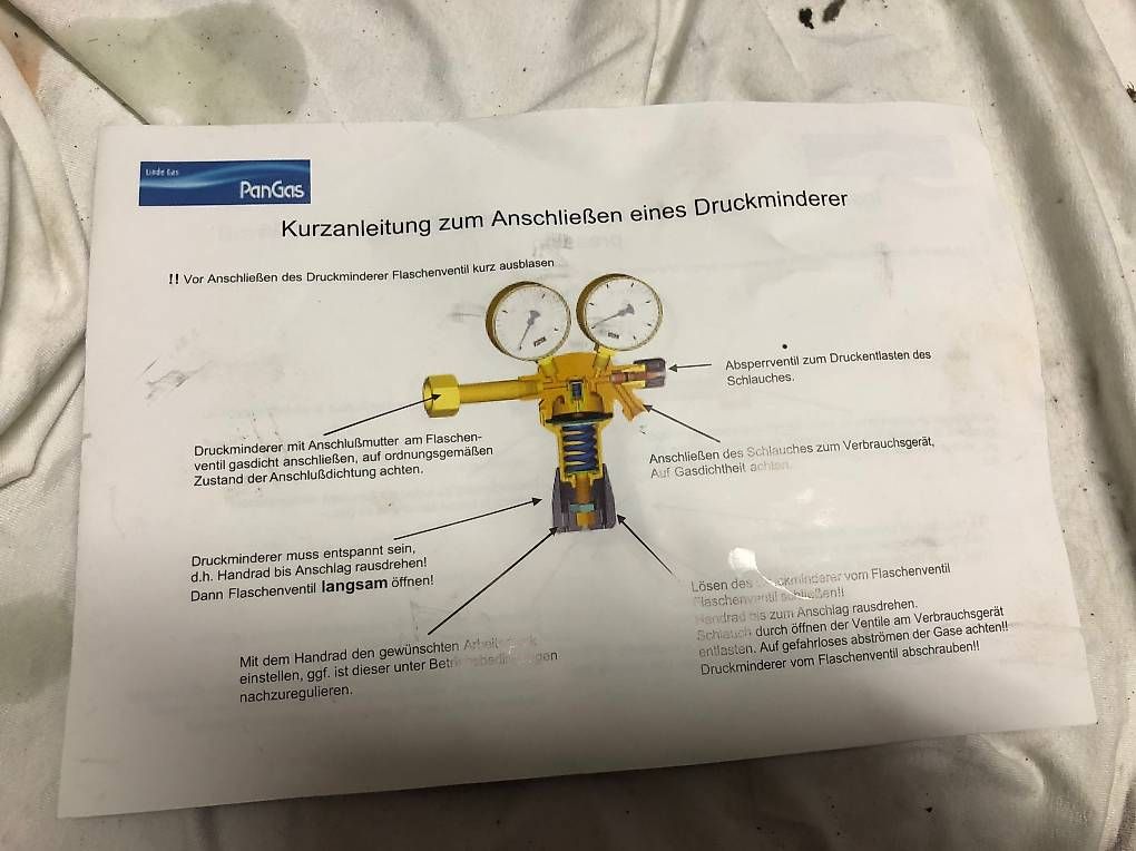 Saldatori: Druckminderer von Pan Gas – Usato da Romanshorn venduto da Domuz-Handel 3