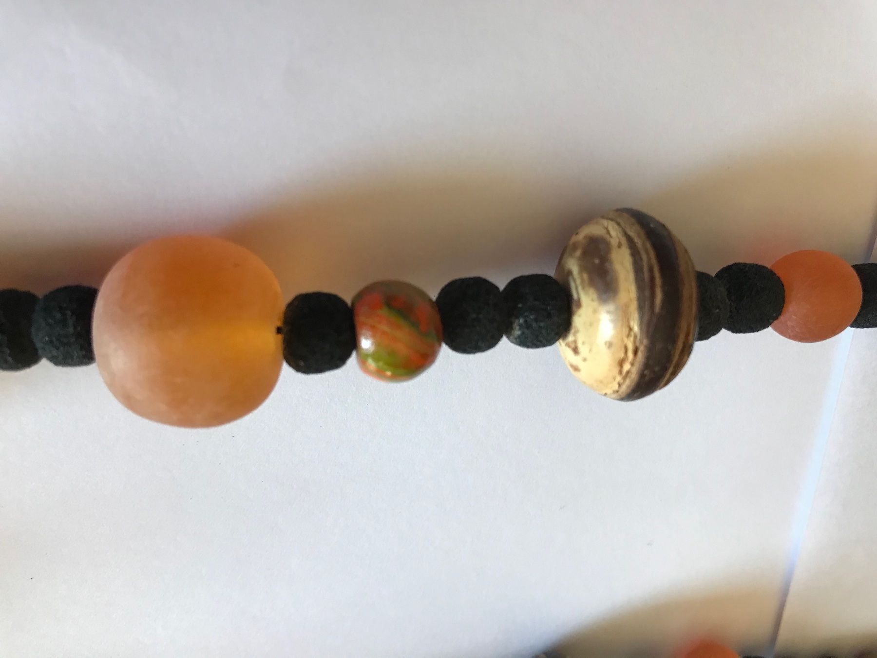 Catenine: Collier artisanal en pierre de lave – Usato da Grimisuat venduto da eliseba88 5