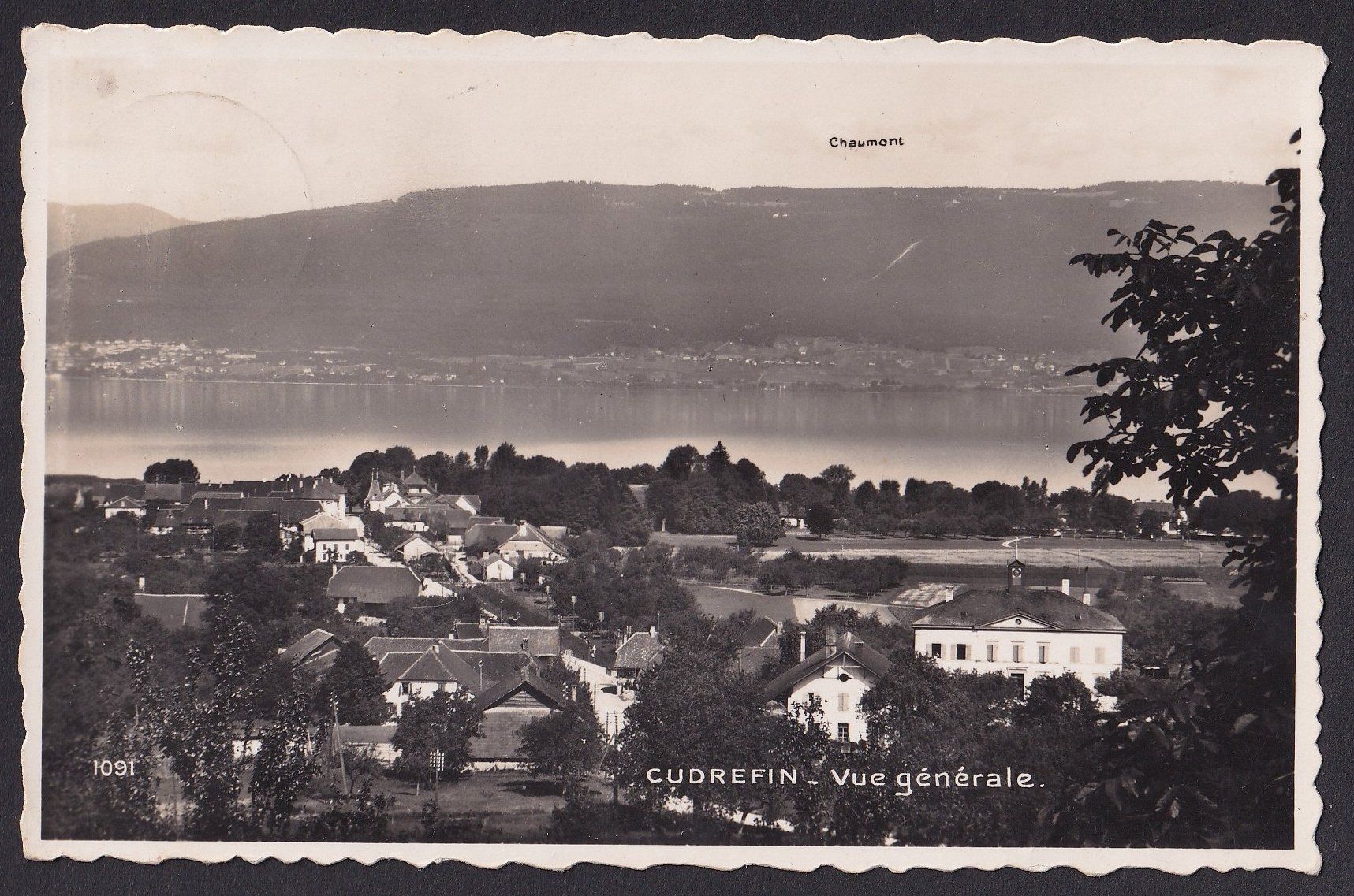 Cartoline postali: Cudrefin Vue générale – Usato da Olten venduto da clotaldi