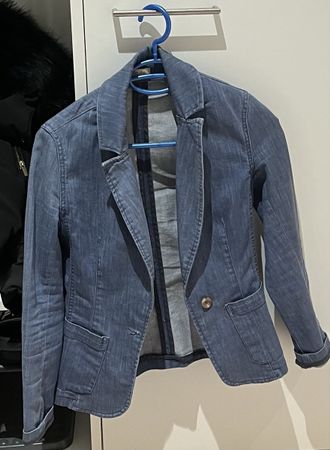 Damen Jeans Blazer blau 