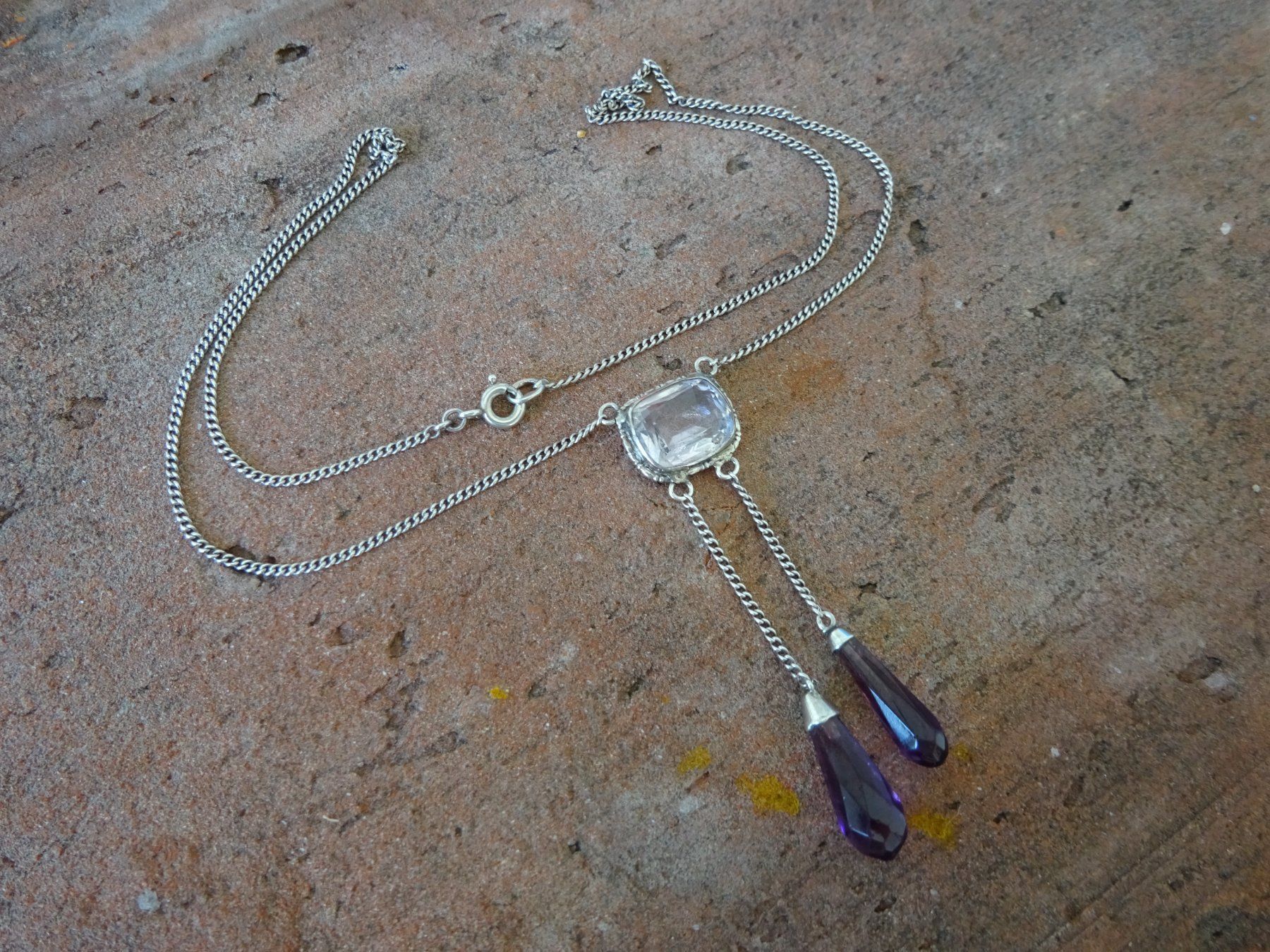 Catenine: Art Déco Kettchen / Amethyst – Usato da Esslingen venduto da FetteSchnecke 6