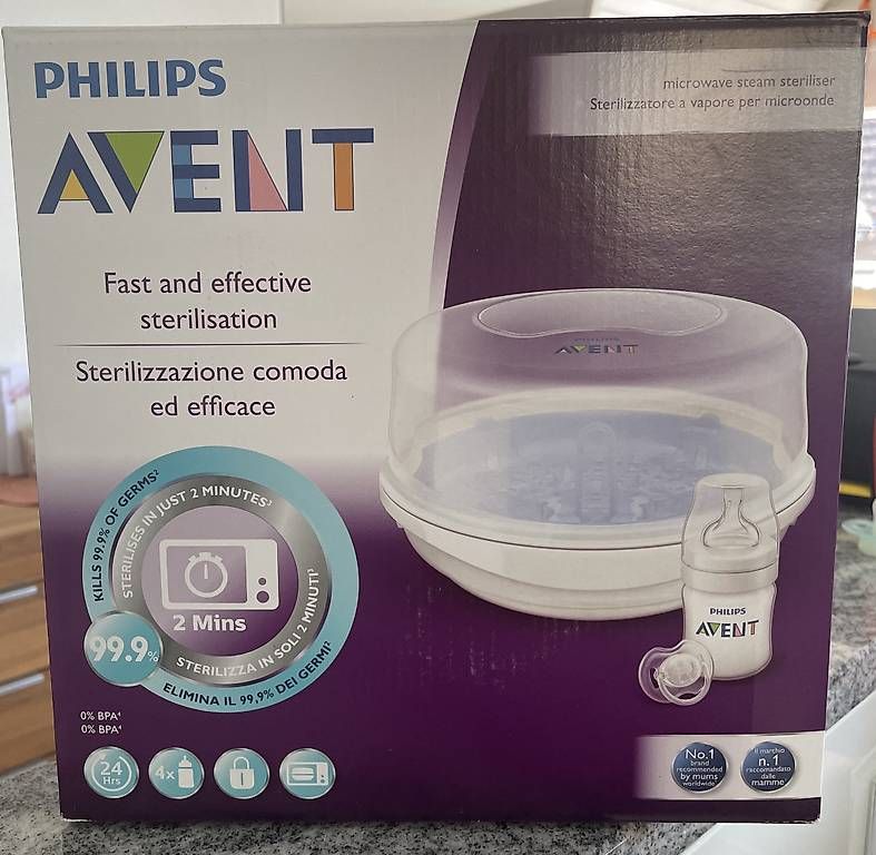 Avent Baby-Mahlzeiten: Avent Philips Sterilisator Mikrowelle – Gebraucht aus Gutenswil von a_balsa