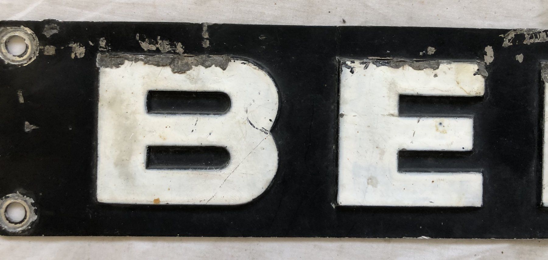 Ecriteaux: Originales Berna - LKW - Heckschild - Oldtimer - Blech – D'occasion à Schaffhausen par durruti 1