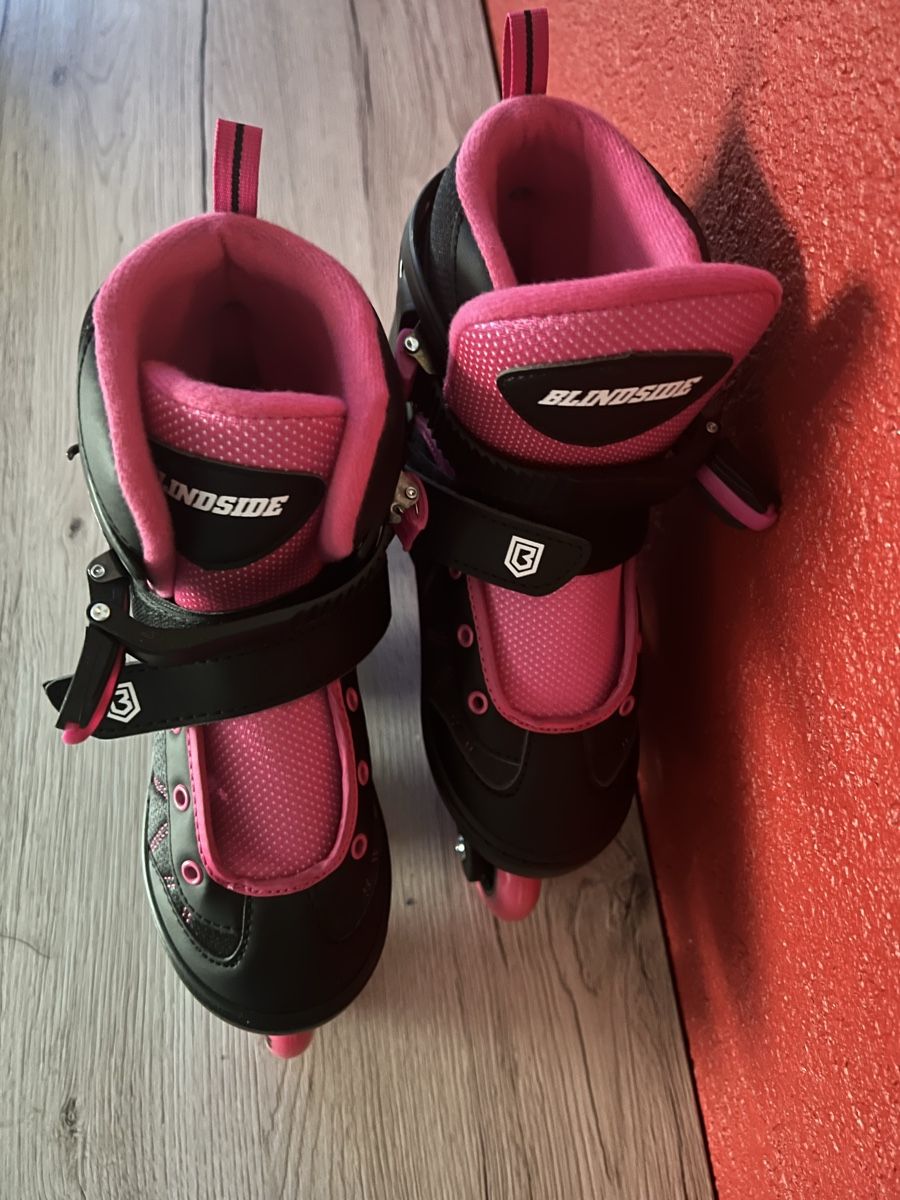 Pattini in linea & Pattini a rotelle: Inline Skates von Kinder Gr. 34/37schwarz/pink – Nuovo (secondo la descrizione) da Walterswil SO venduto da Cesna86 1