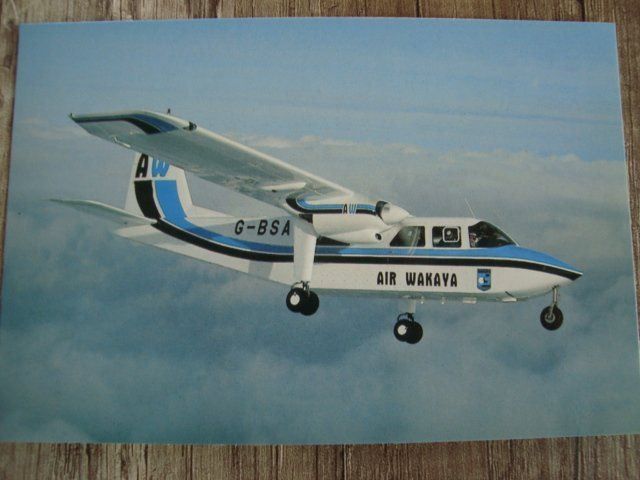 Cartoline postali: Air Wakaya, BN 2N-26 Islander, G-BSAC – Nuovo e nell'imballaggio originale da Thun venduto da Abigboss