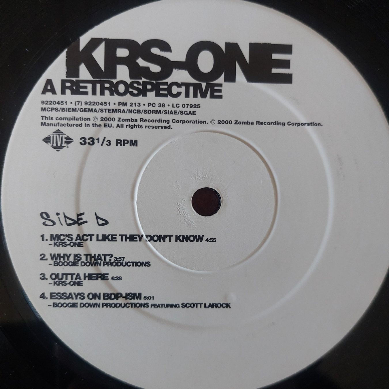 Schallplatten: KRS-One / BDP – A Retrospective 2x12" LP – Gebraucht aus Würenlingen von oli_ccy5 5