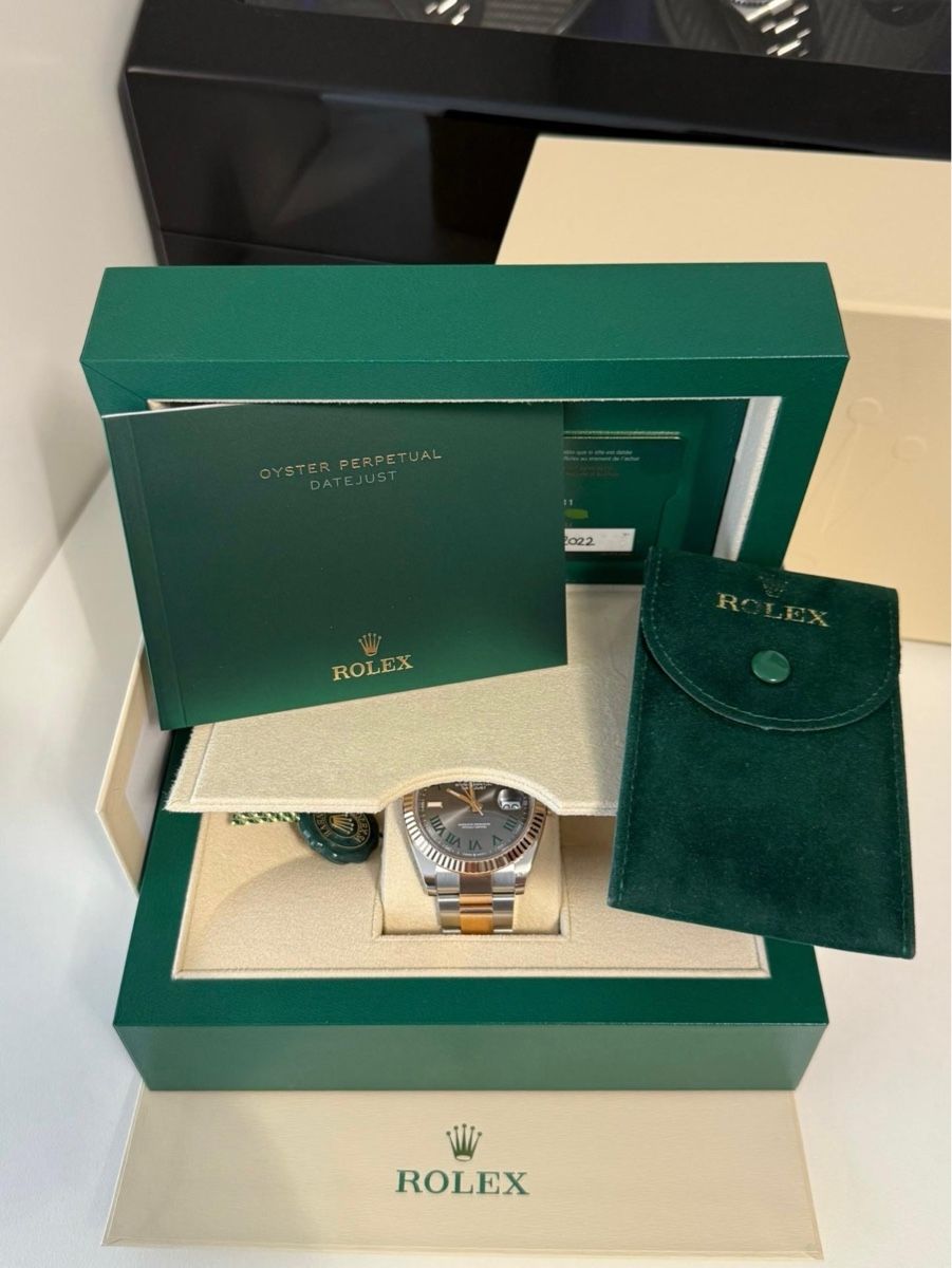 Rolex Orologi: Rolex Datejust 41 - Wimbledon Dial / Full Set! – Nuovo (secondo la descrizione) da Zürich venduto da Gazo_11 2