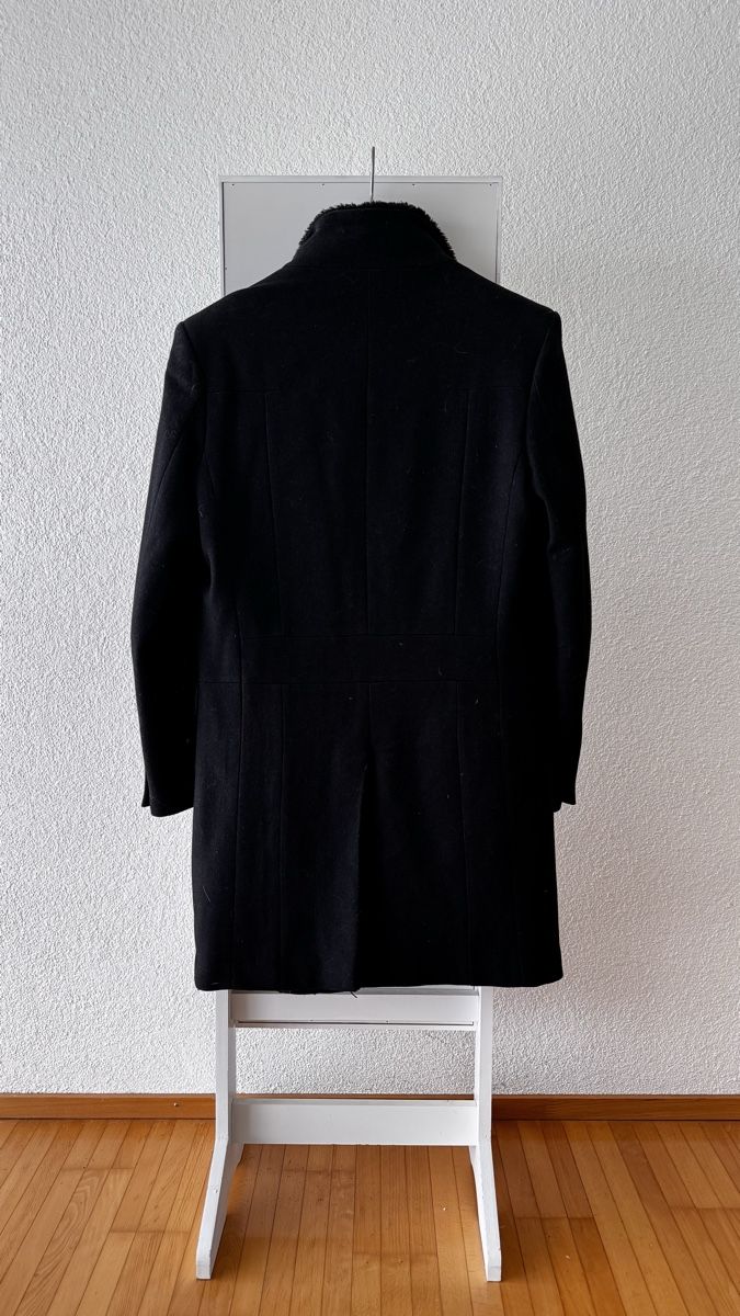 Cappotti: Schwarzer Mantel, elegant, Grösse 48 – Usato da Brunegg venduto da antihero86 1
