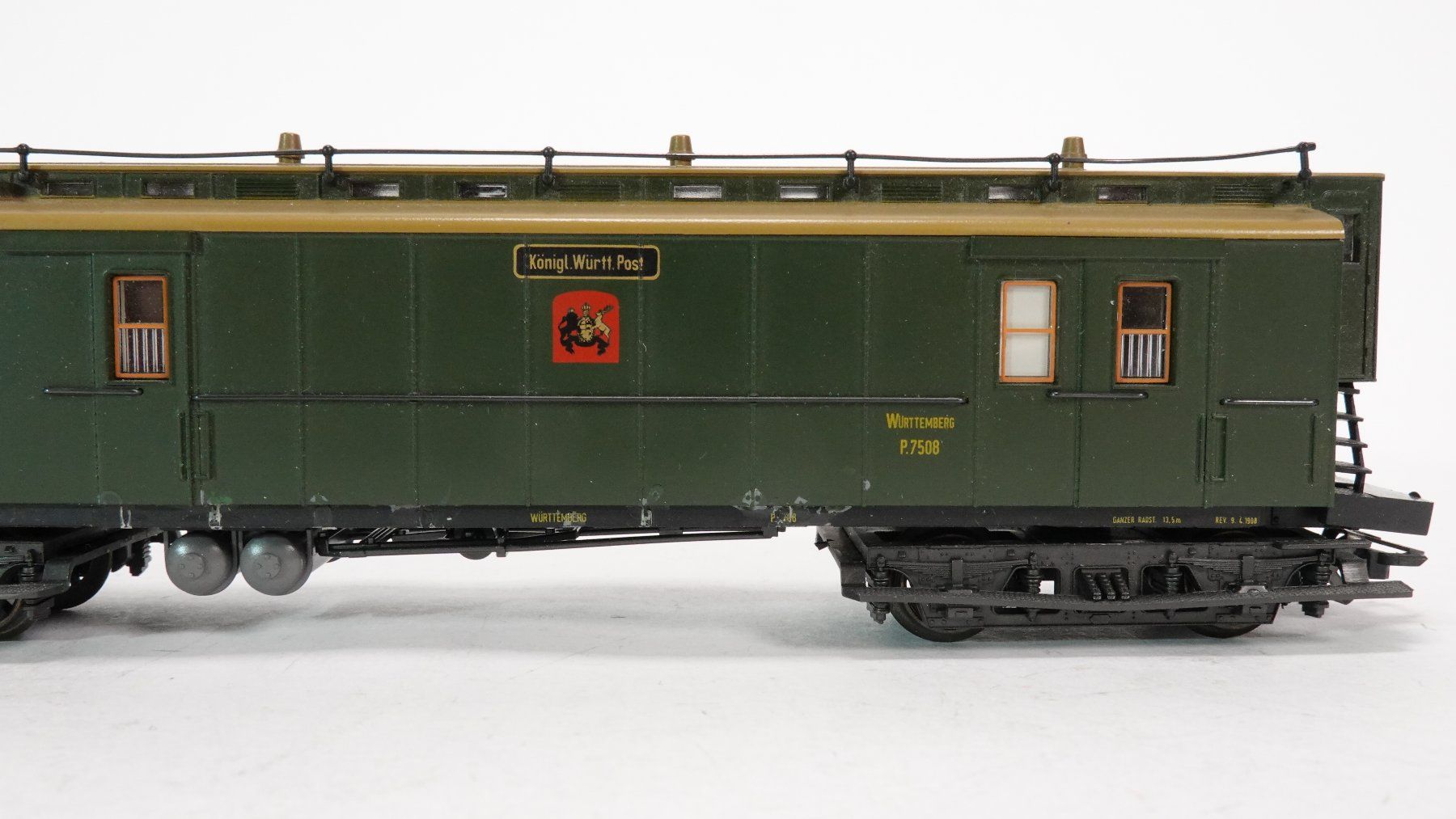 Märklin Modellini di ferrovie: e60 Märklin 1 Postwagen der K.W.St.E / Spielware – Usato da Thun venduto da evinka_gmbh 7