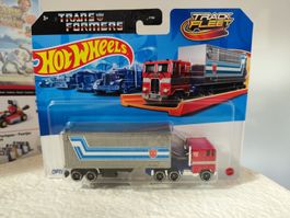 Hot Wheels Transformers Optimus Prime LKW Track Fleet