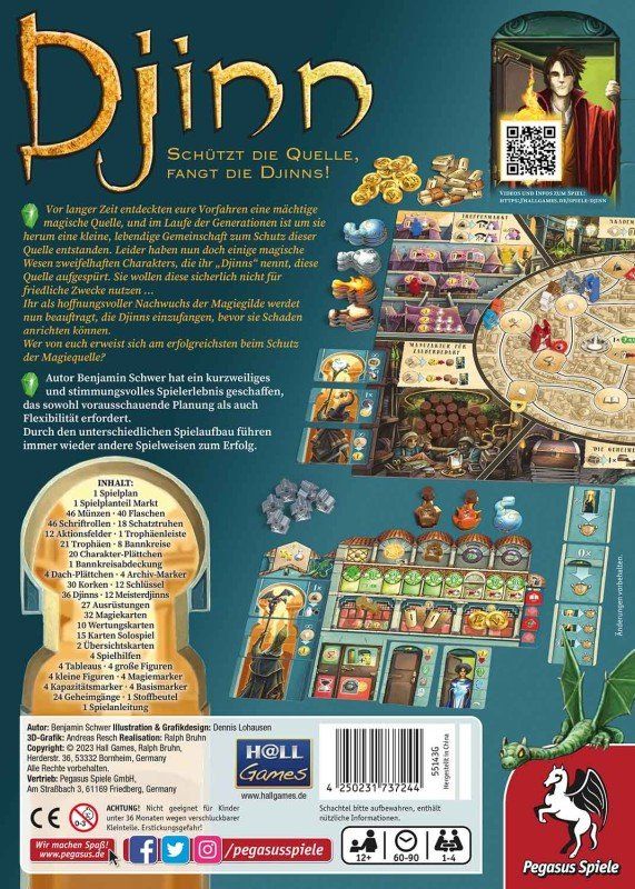 Pegasus Spiele Giochi: Spiel Djinn – Nuovo e nell'imballaggio originale da Uster venduto da Ludit 1