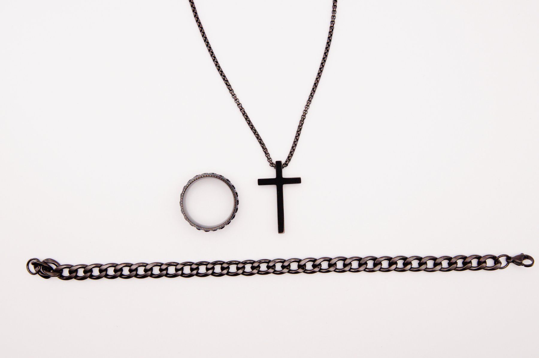 Altri gioielli: Schmuck - Set - Schwarz – Nuovo e nell'imballaggio originale da Balgach venduto da BlackHawkJFR 1