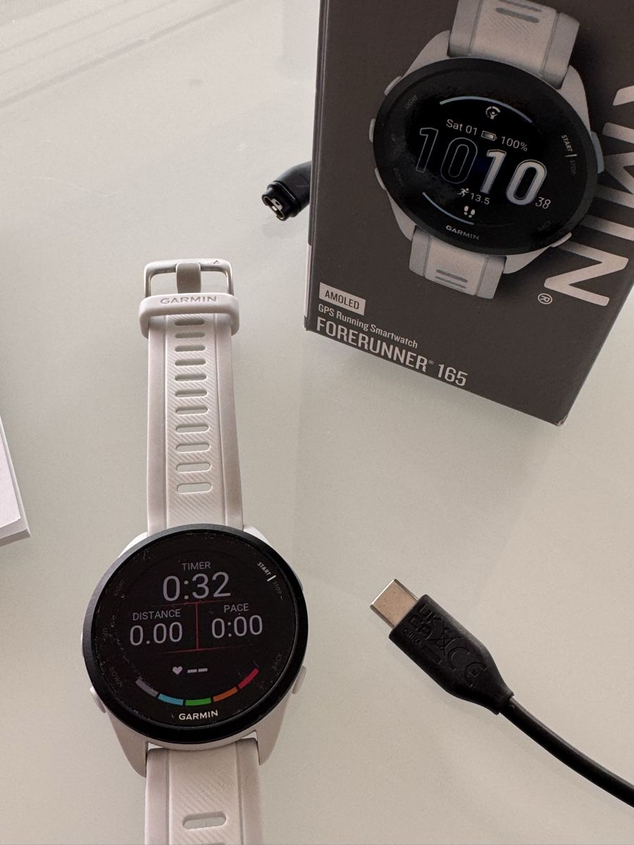 Garmin Smartwatch: hit; garmin forerunner 165, dunstgrau – Usato da sargans venduto da lnoa 3