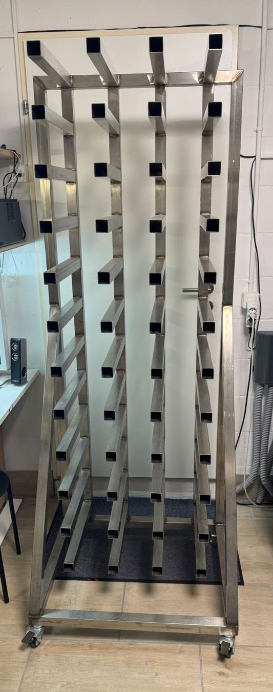 Altro in Decorazioni & Accessori: FOLIENSTÄNDER aus Chromstahl – Usato da Frick venduto da Satnet 1