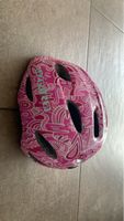 Kinder Fahrradhelm pink gemustert Grösse M