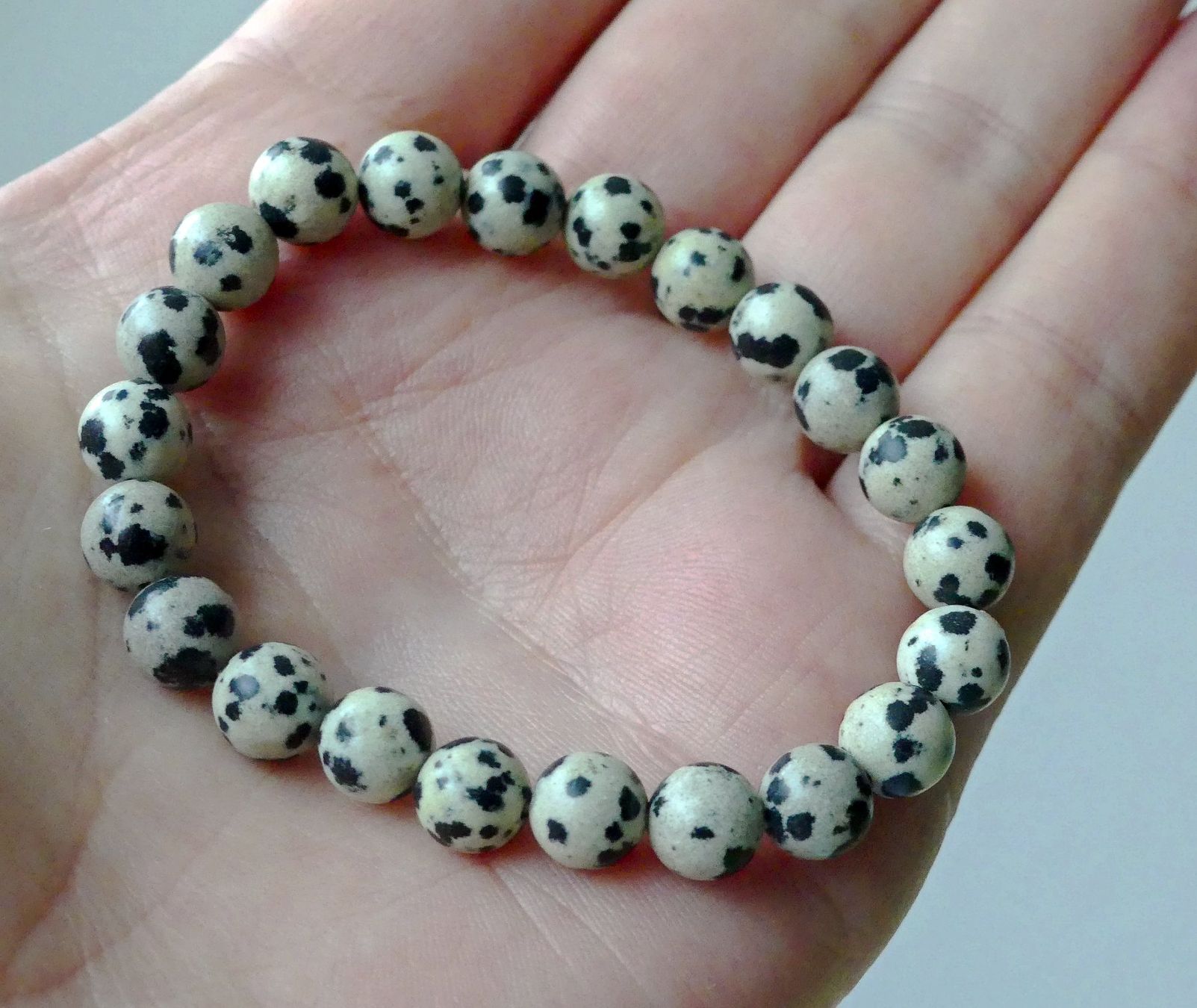 Bracciali & Braccialetti: Armband Dalmatiner Jaspis – Nuovo e nell'imballaggio originale da Matten b. Interlaken venduto da kero71 3