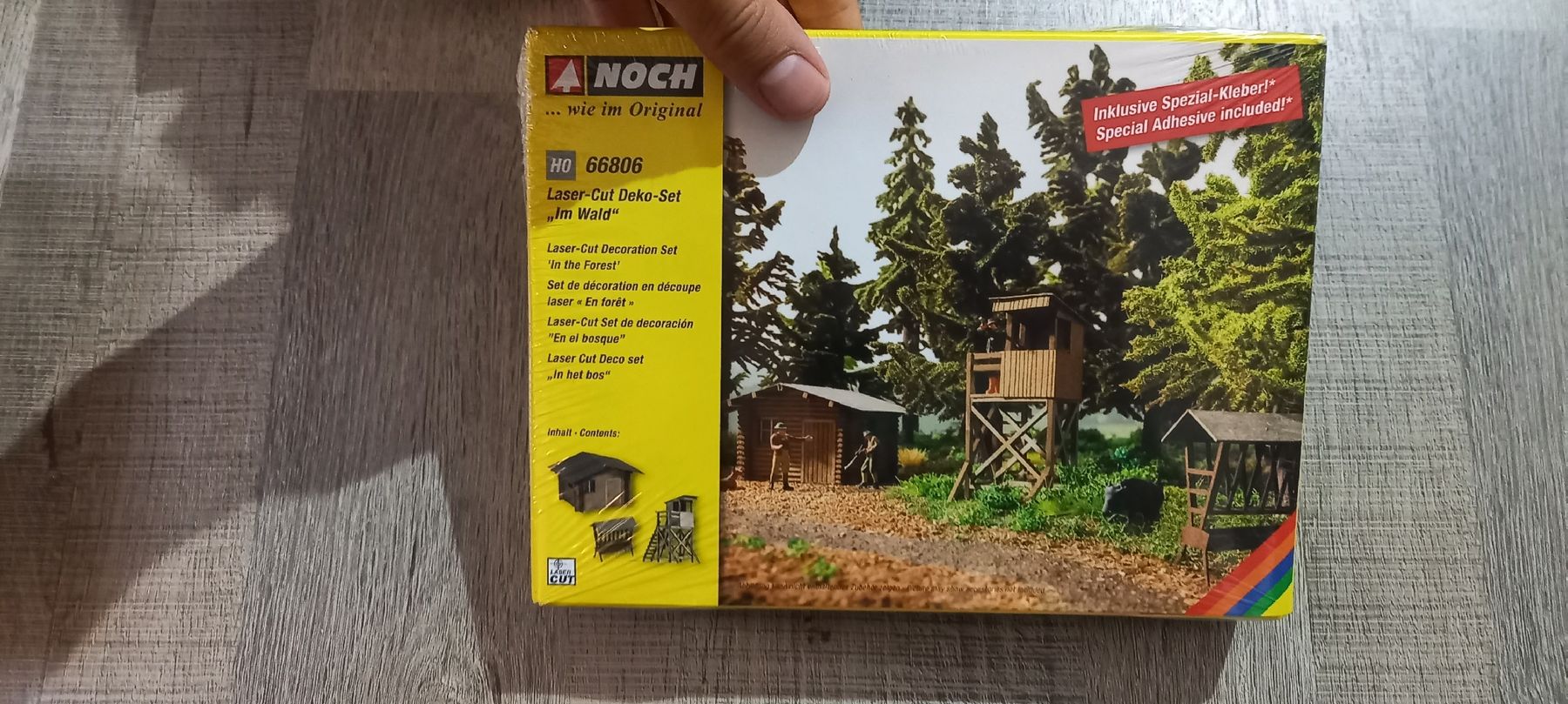 Noch Modellini di ferrovie: H0 Laser Cut Wald Set OVP – Nuovo e nell'imballaggio originale da Herisau venduto da frp_b5zm