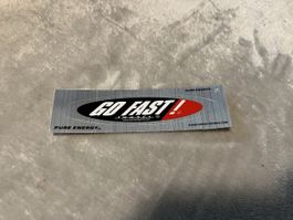 Sticker. GO FAST. Aufkleber. 15cm breit