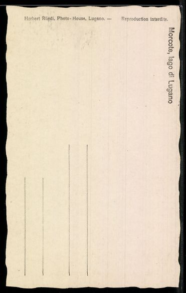 Cartes postales: AK Morcote, Chiesa e cimitero – D'occasion à Berlin par bartko-reher 1