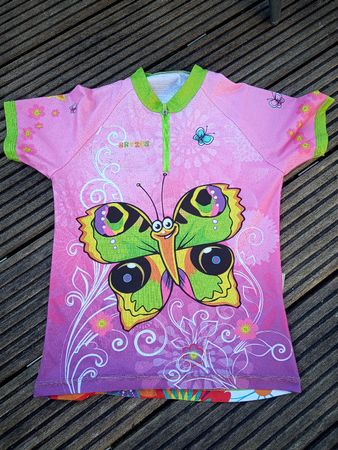 Sport Funktionsshirt Bryzos Shirt Mädchen Gr. 120 - Bike, OL
