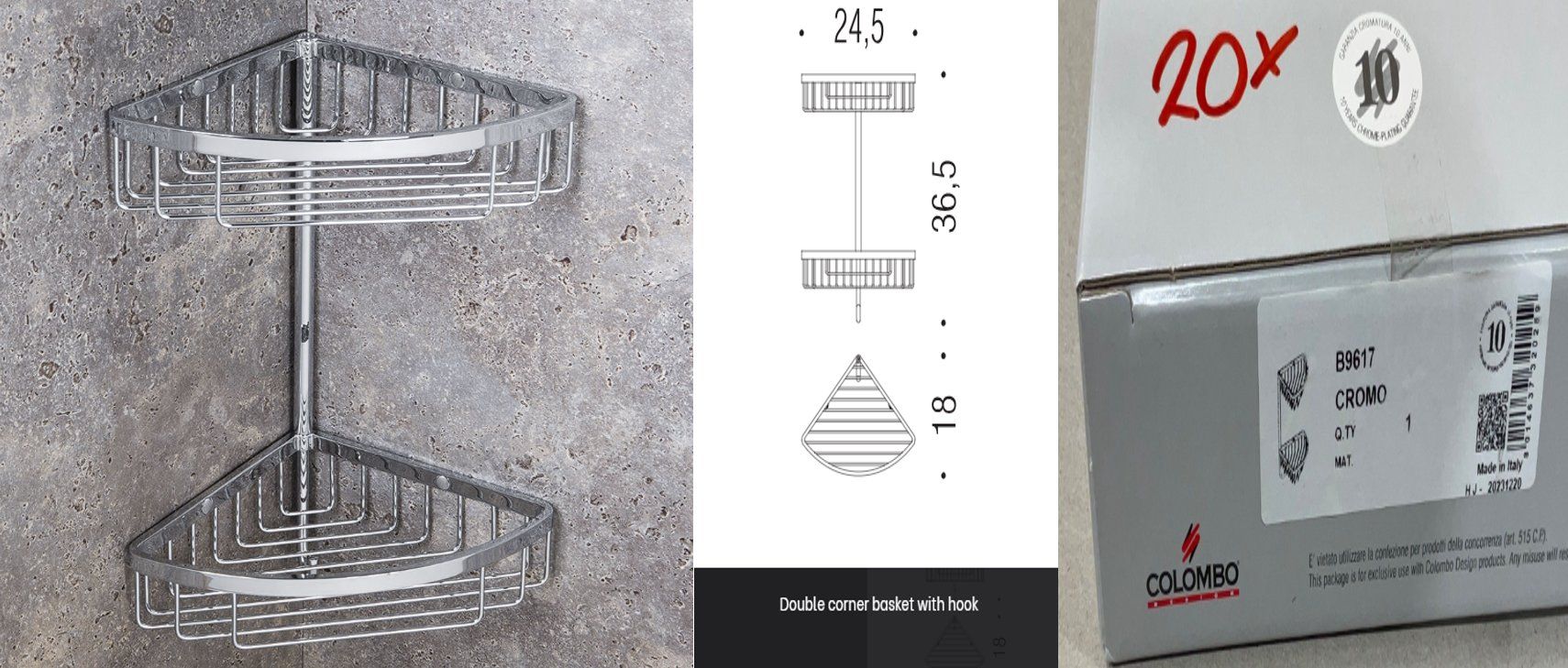 Portasapone: Posten (74Stk) Colombo Bad Accessoires – Nuovo (secondo la descrizione) da Derendingen venduto da Meisterstuecke 4