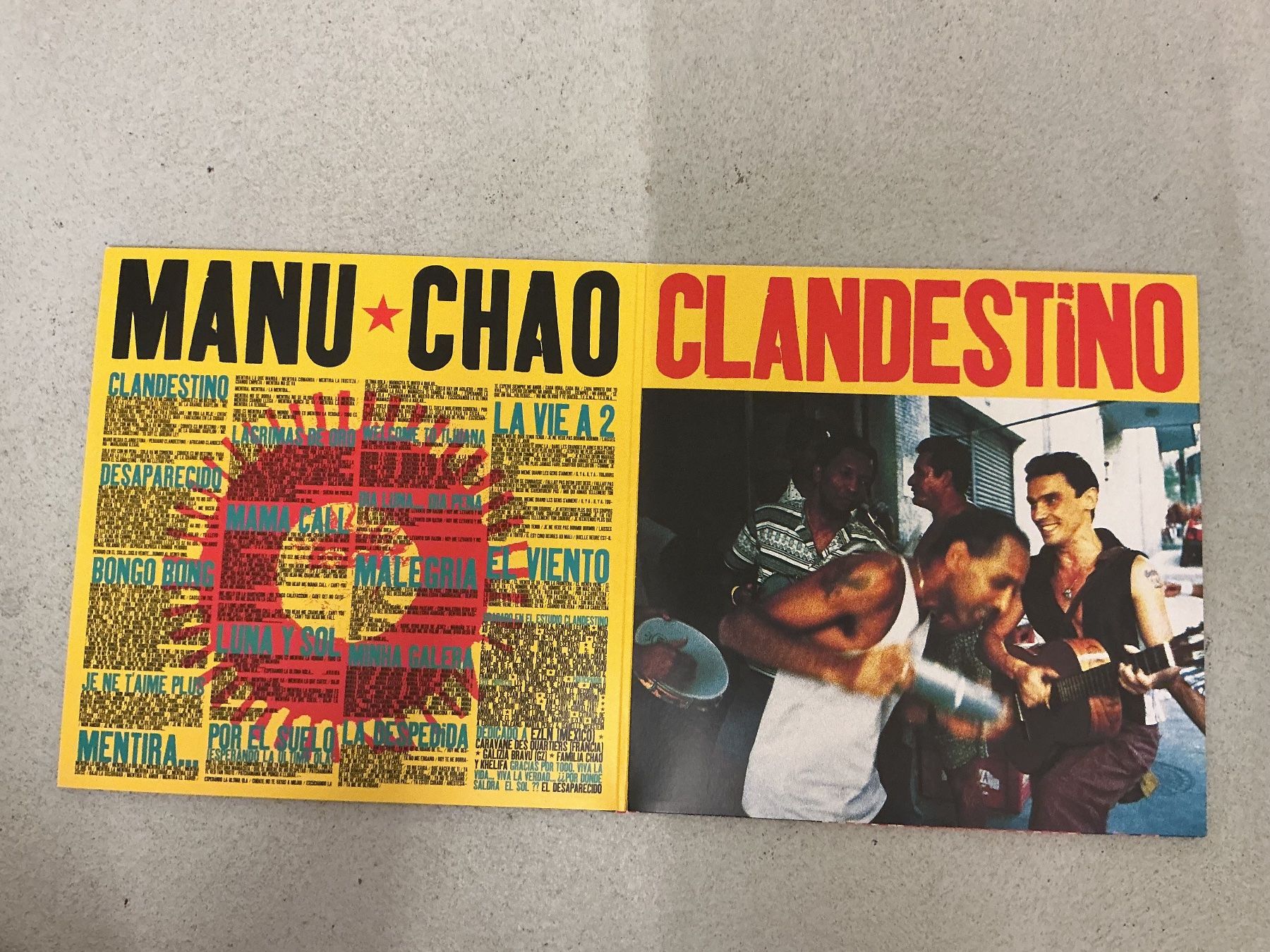 Dischi in vinile: Manu Chao 2 LP - Clandestino – Usato da Winterthur venduto da Tumko_7_Vinyl 1