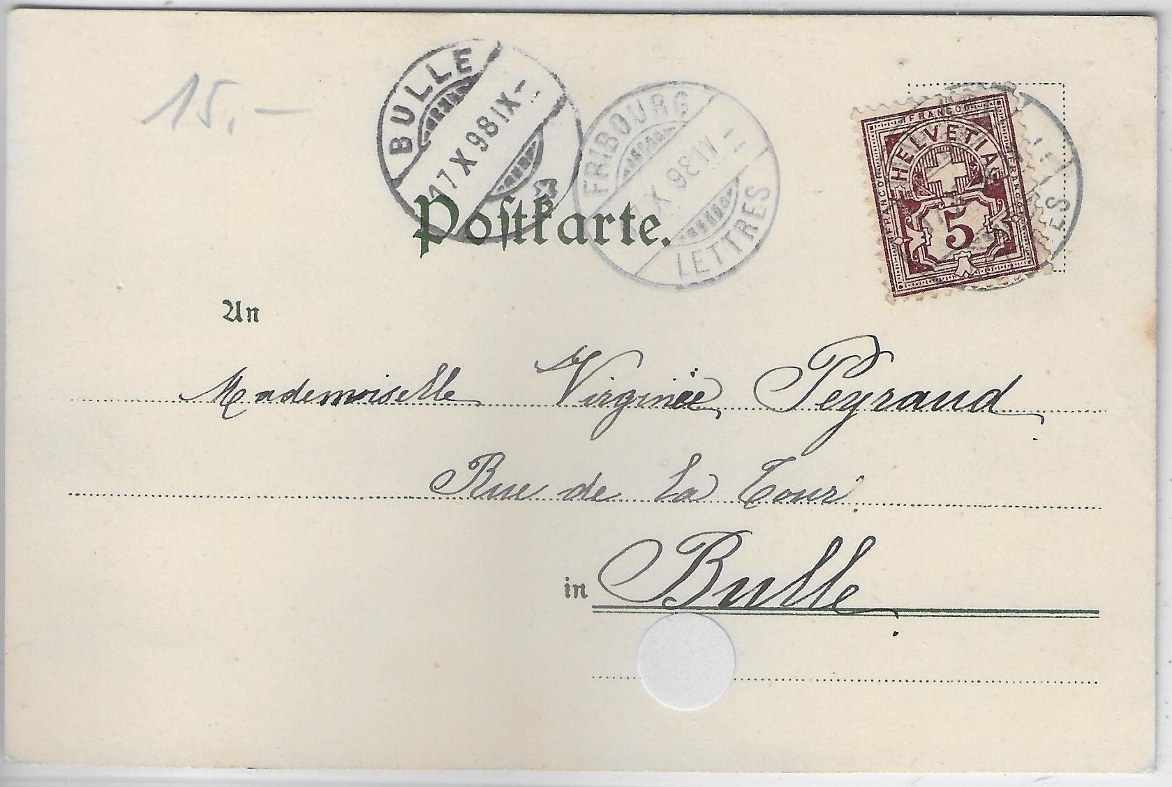Cartoline postali: Kleines Mädchen - Litho – Usato da Ettingen venduto da Kartenplanet 1