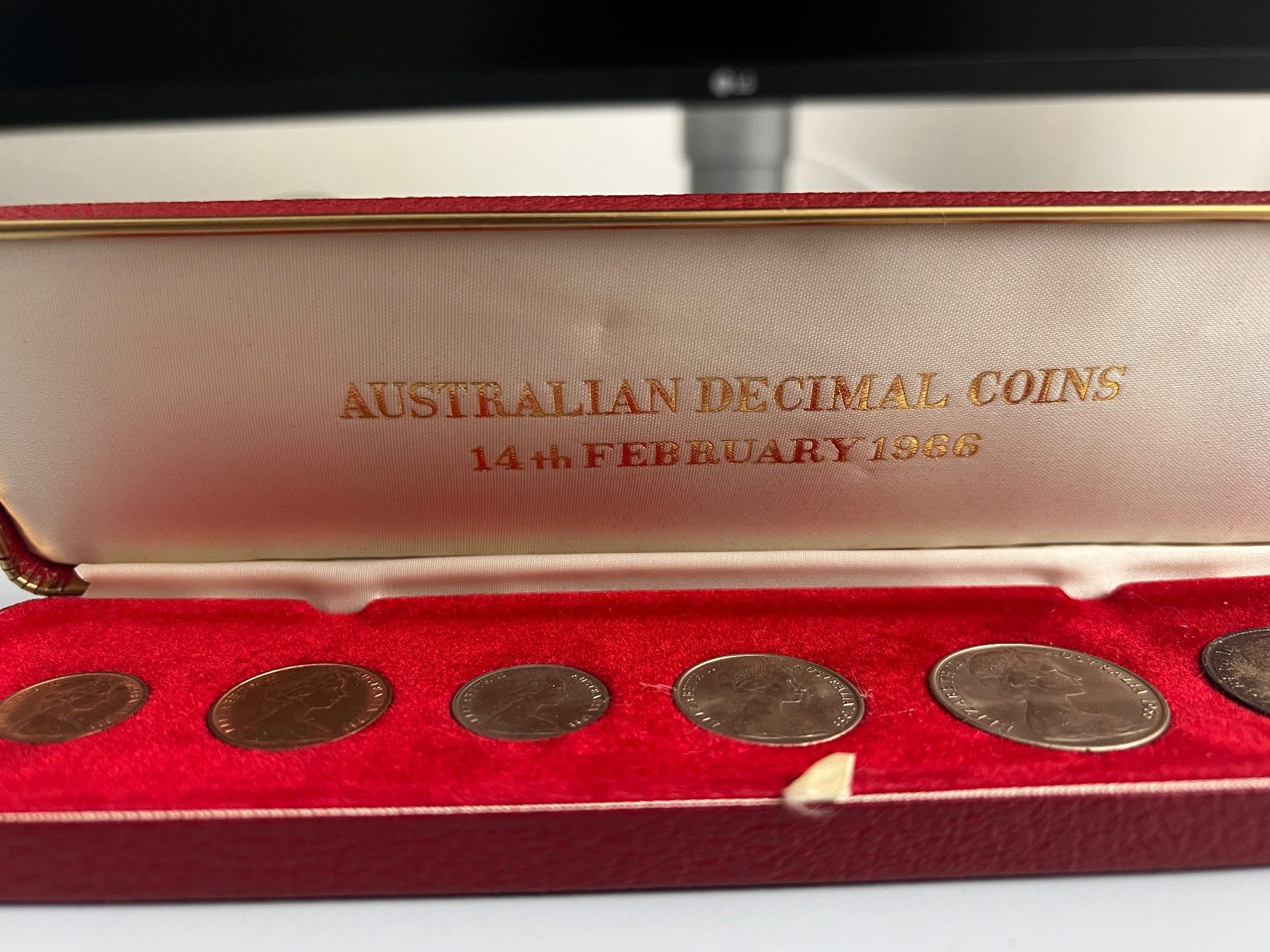 Alle Münzen: Silber Set mit australischen Dezimalmünzen von 1966 – Gebraucht aus Genève von Greg_8ff 1