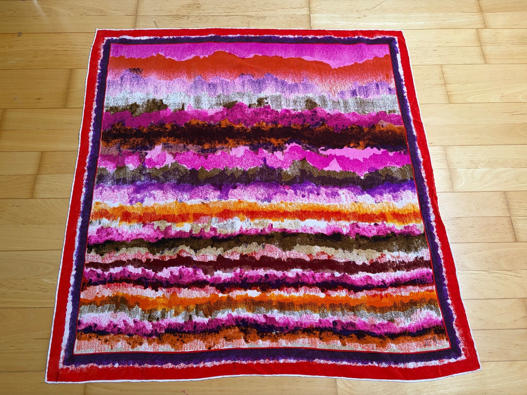 Foulard & Sciarpe: Zenith Seide Foulard – Usato da Unterägeri venduto da Jutka_04 4