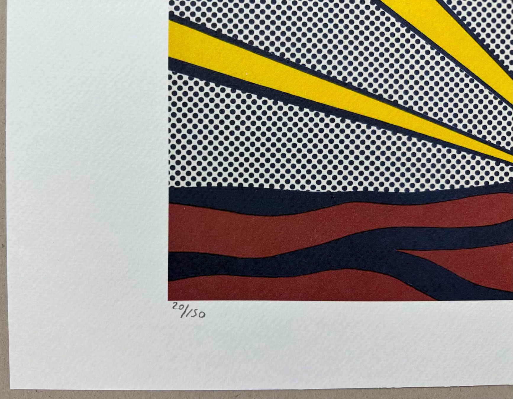 Poster & Bilder: Roy Lichtenstein: Sunset 20/150 – Neu (gemäss Beschreibung) aus Meilen von Smgdesign 1
