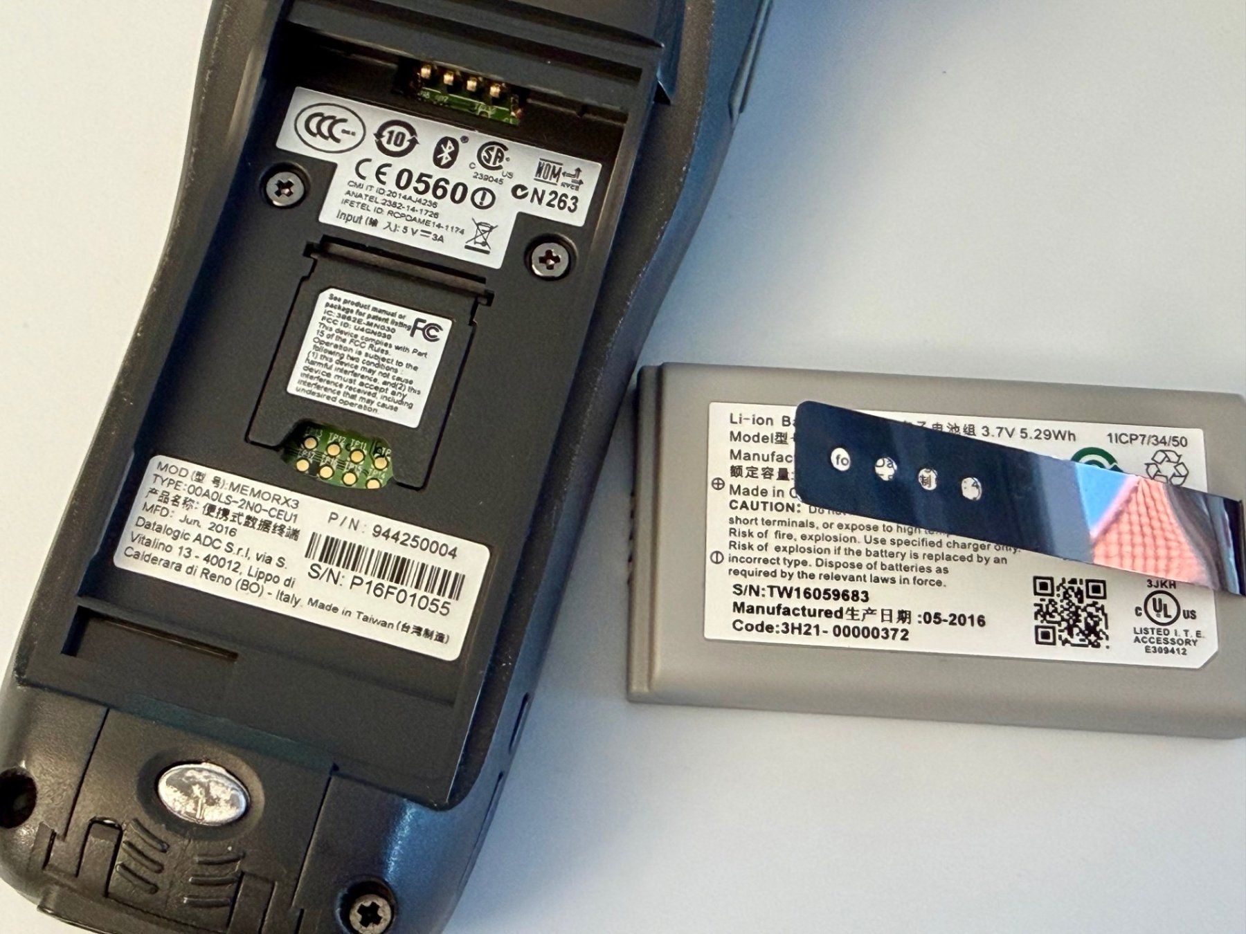 Scanner: Datalogic Memor X3 / Barcode Scanner – Gebraucht aus Einigen von Medicom-Pharma 3