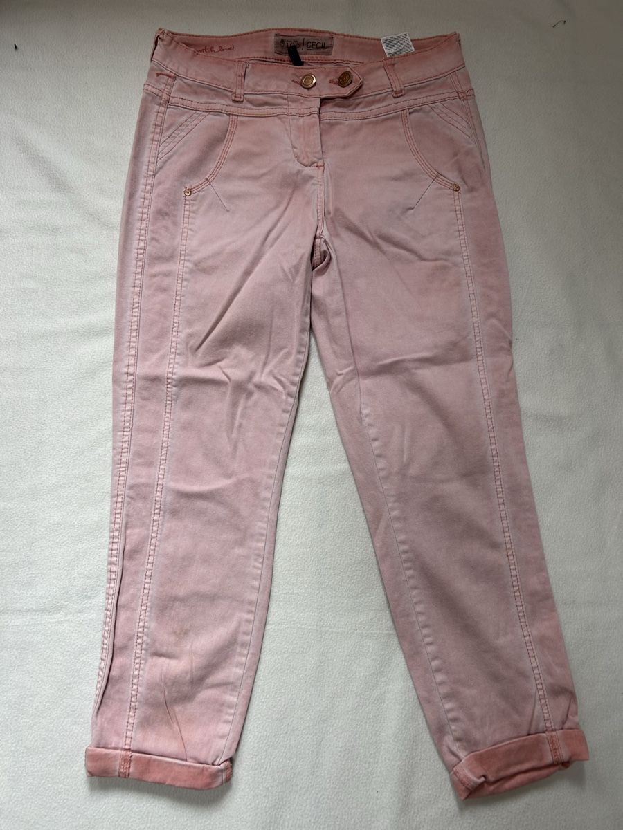 Cecil Pantaloni: Cecil Damenhose, Grösse 27, rosa – Usato da Röschenz venduto da c_k_wj8r