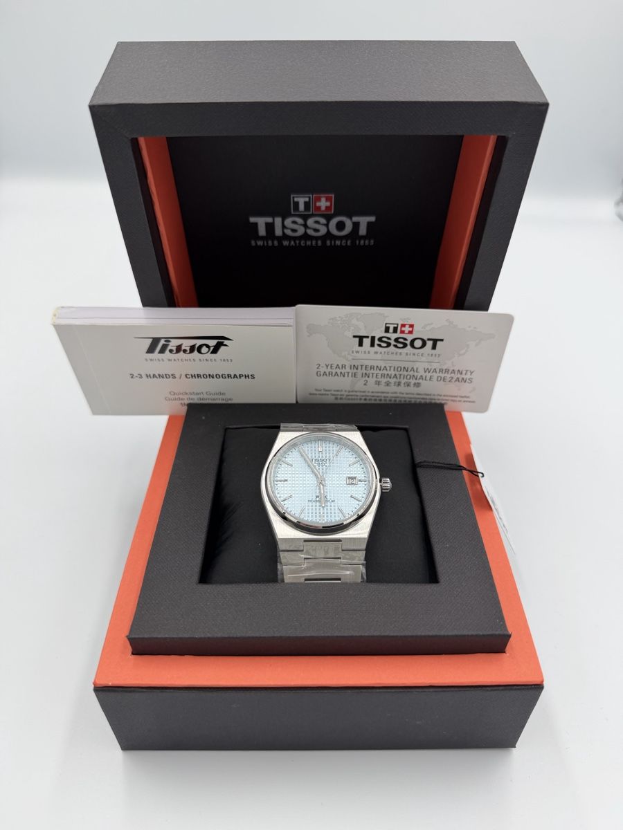 Tissot Orologi: Tissot PRX 80 Powermatic Ice Blue - New – Nuovo e nell'imballaggio originale da Versoix venduto da WatchesGeneva 6