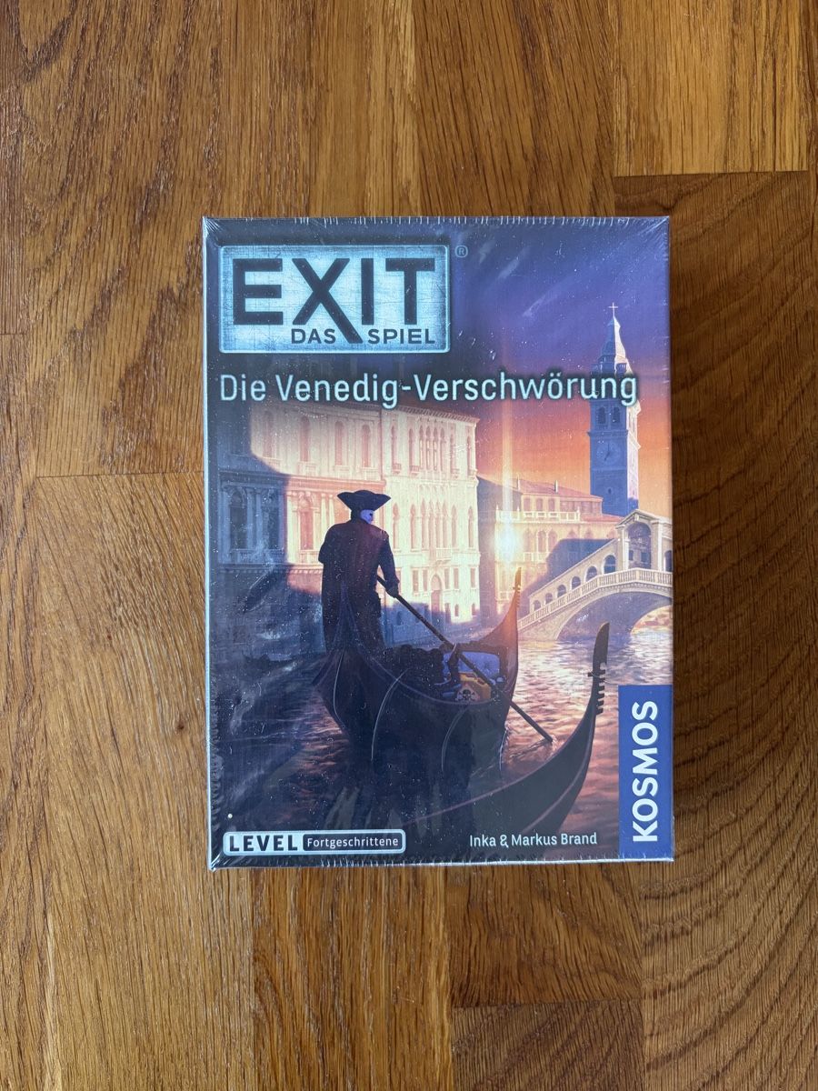 Kosmos Giochi: Spiel Exit - Die Venedigverschwörung – Nuovo e nell'imballaggio originale da Eschenbach LU venduto da Bandicootch