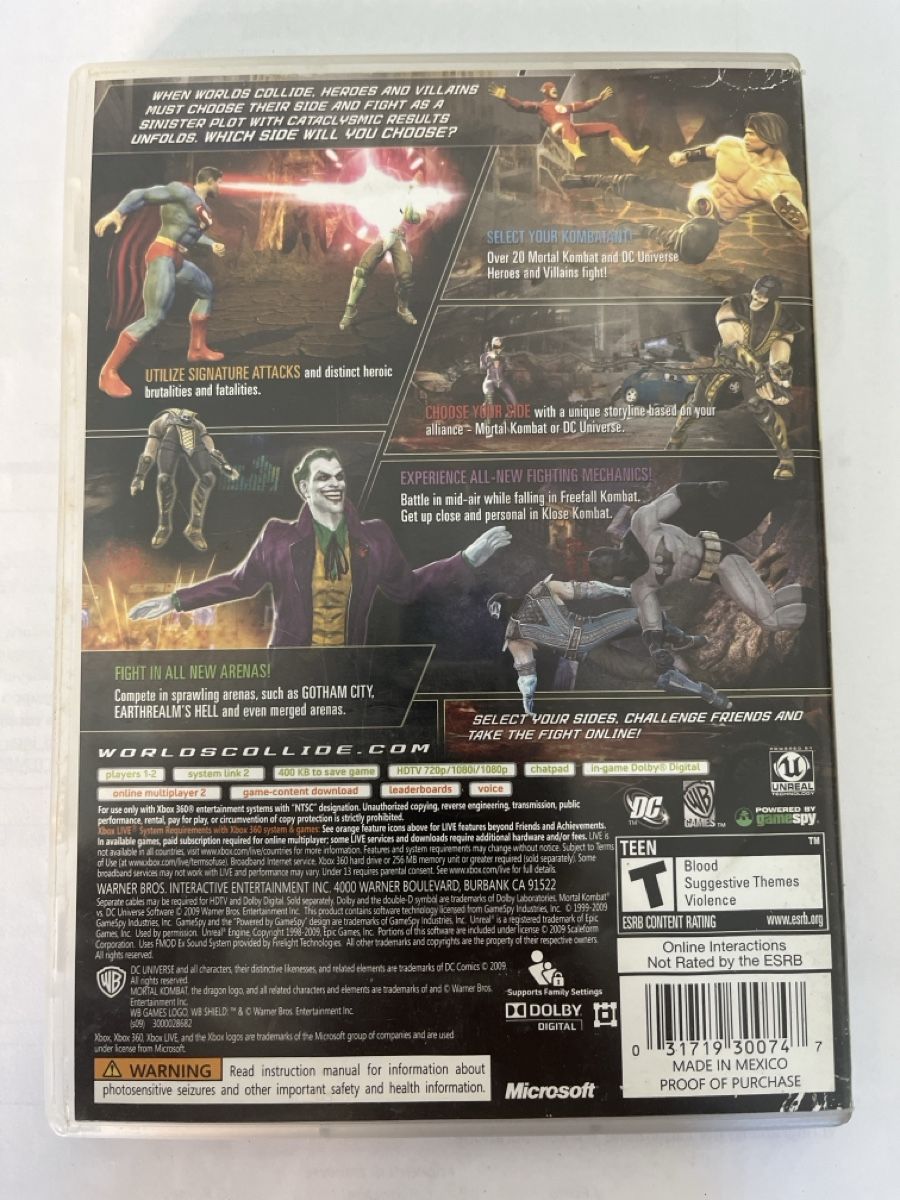 Giochi: Mortal kombat vs dc univererse  – Usato da Lugano venduto da eli_27zr 2