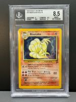 Pokémon Ninetales Holo Rare 2000 Base 2 12 NMMT+ Beckett 8.5