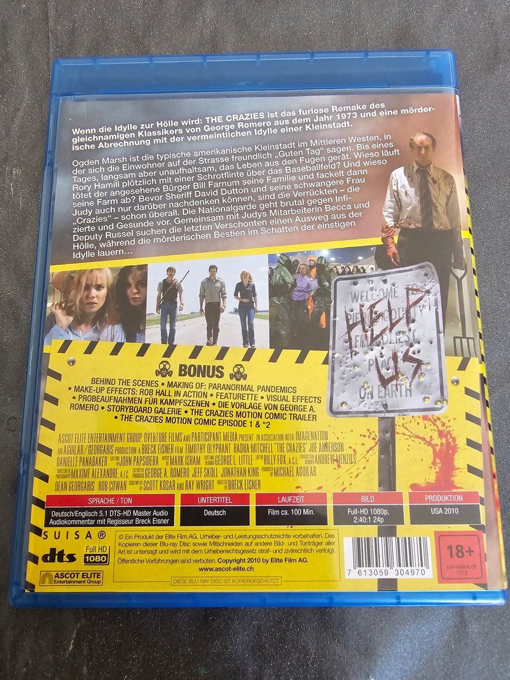 Tutti i DVDs: Blu-Ray - The Crazies (Horror mit Timothy Olyphant) – Usato da Biberist venduto da Foolio0 1