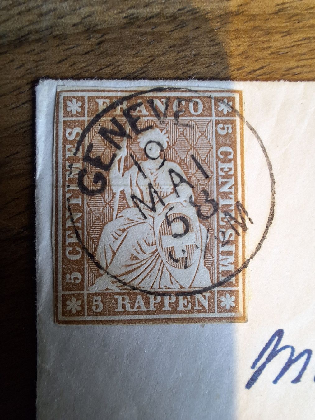 Tutti i francobolli: Strubelbrief 22D Geneve – Usato da Balgach venduto da SIMEON27 1