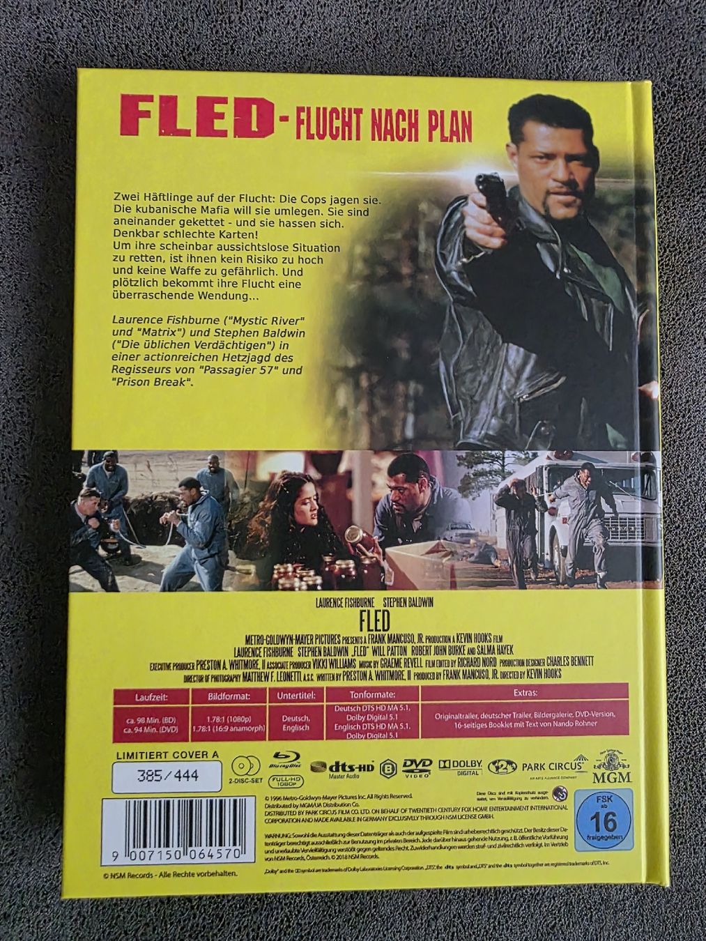 Tutti i DVDs: FLED - Flucht nach Plan Mediabook – Nuovo (secondo la descrizione) da Stein AG venduto da eMODy 1