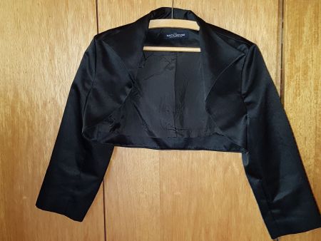 Schwarzes Bolero Elegant glänzend Gr.38