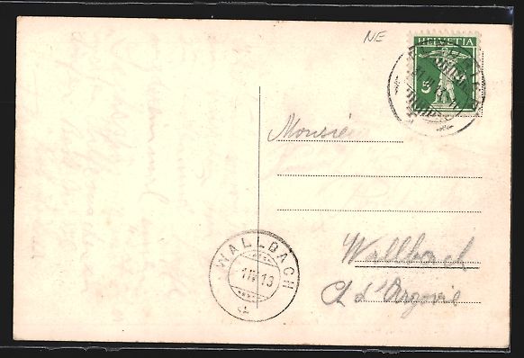 Cartes postales: AK Fleurier, Vue générale, 1913 – D'occasion à Berlin par bartko-reher 1